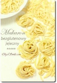 Bezglutenowy makaron jajeczny