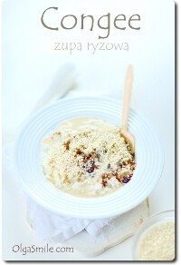 Congee zupa ryżowa