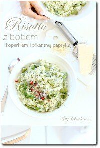 Risotto z bobem