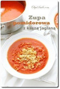 Zupa pomidorowa z kaszą jaglaną