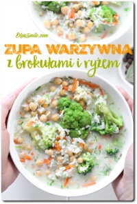 ZUPA Z BROKUŁAMI I RYŻEM